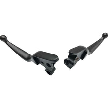 Smooth Lever Set Black Flh/Flt 08 13 W/Cable Clutch