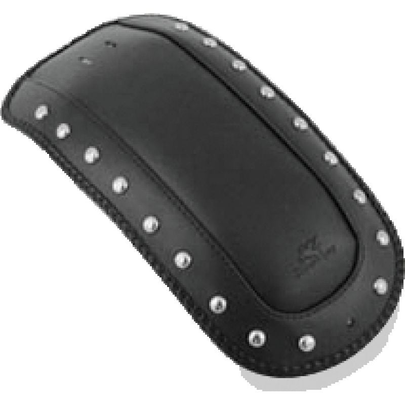 Mustang 08-21 Harley Electra Glide Std,Rd Glide,Rd King,Str Glide Solo Seat Blk Pearl Studs - Black