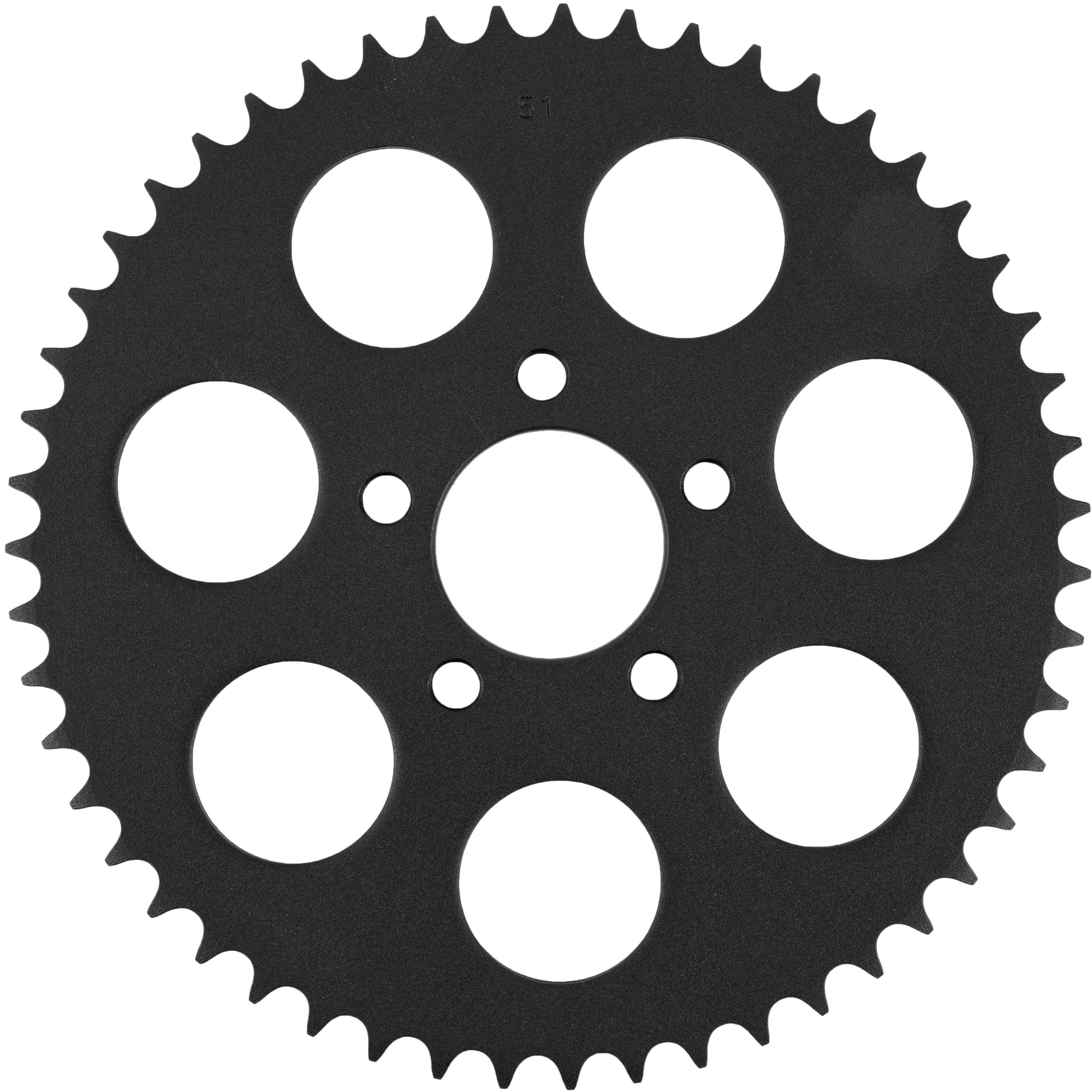 Textured Black Rr Sprocket 51t 2000 13 Big Twin Flat