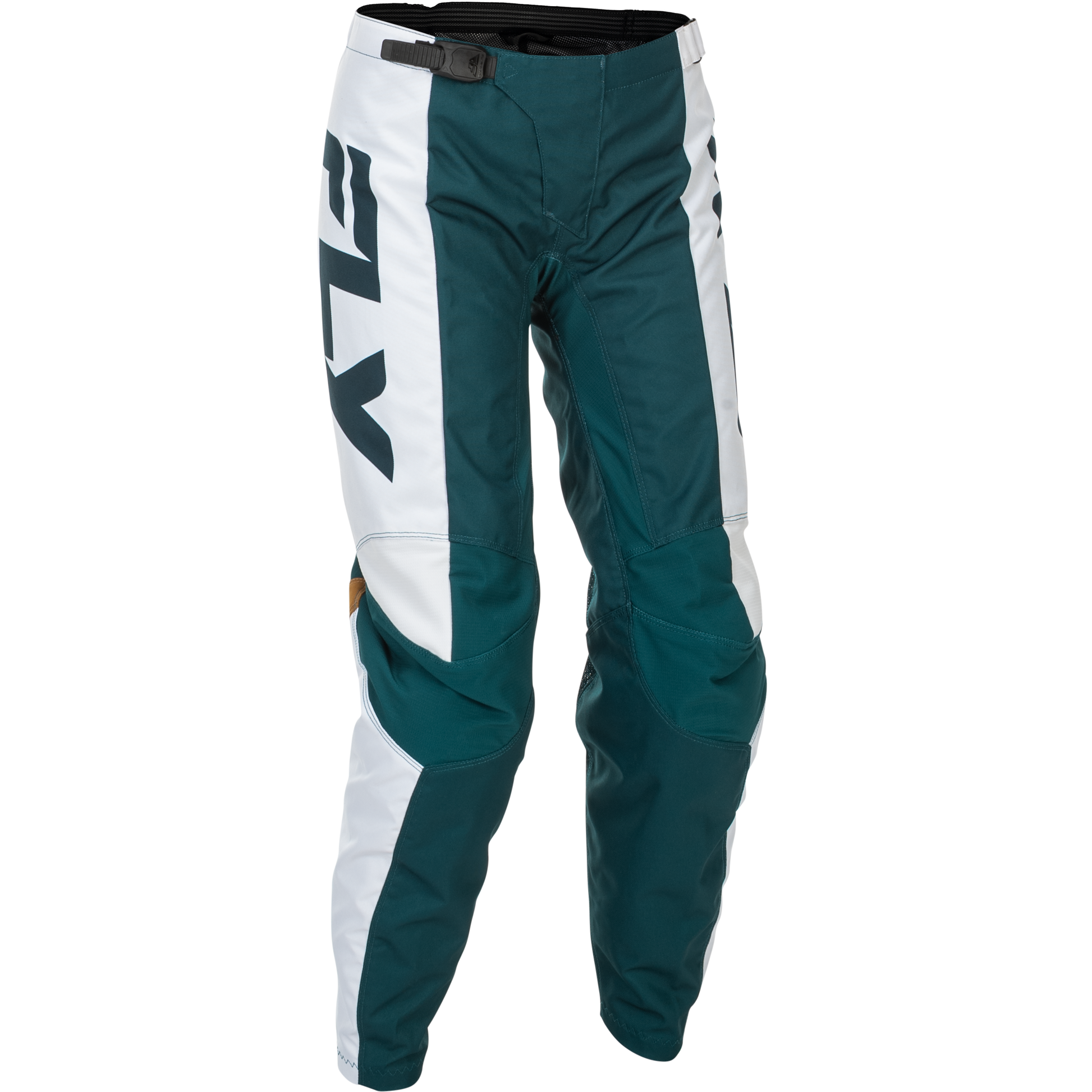 Women's F 16 Pants Teal/White/Gold Sz 11/12