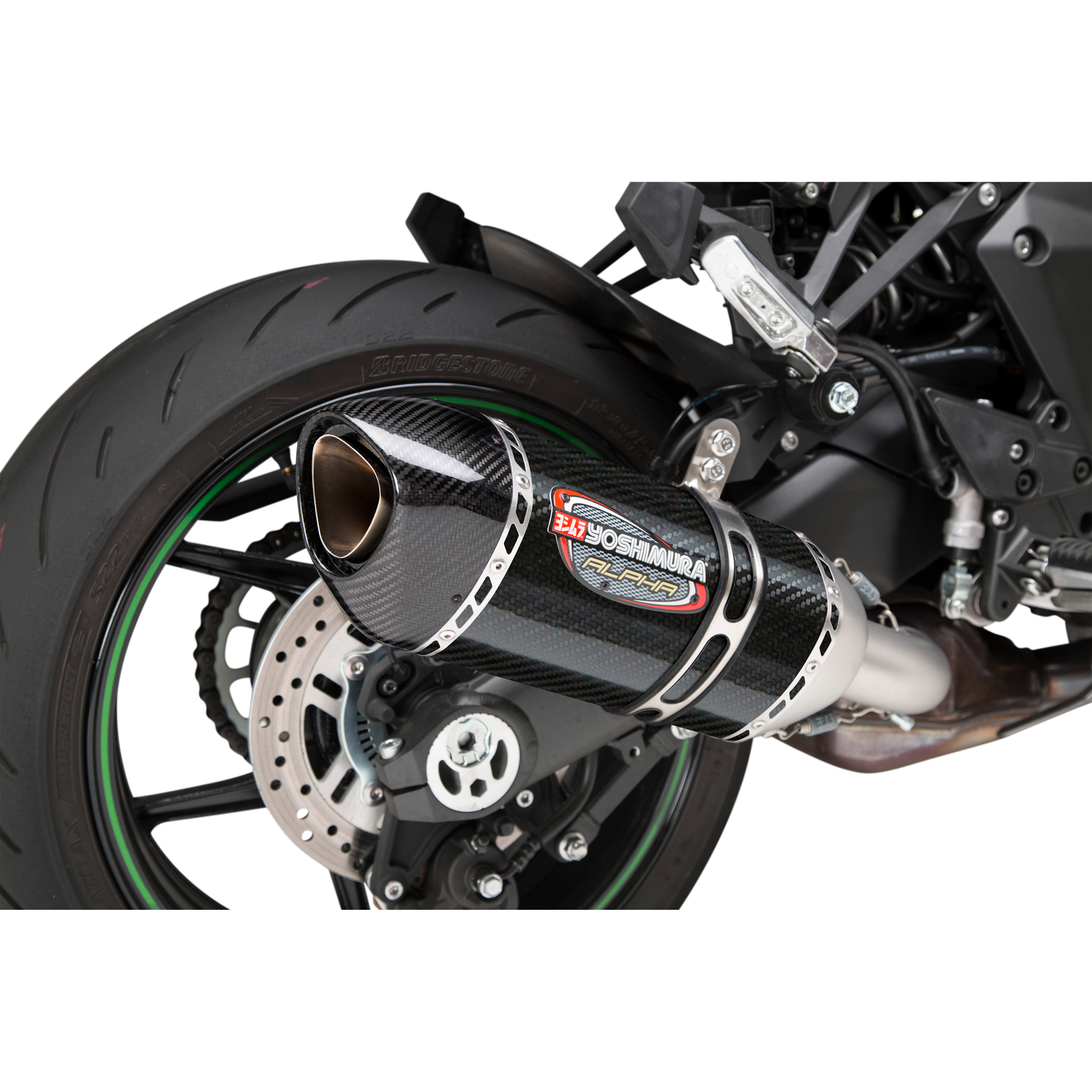 Exhaust Street Alpha Slip On Ss/Cf Kaw