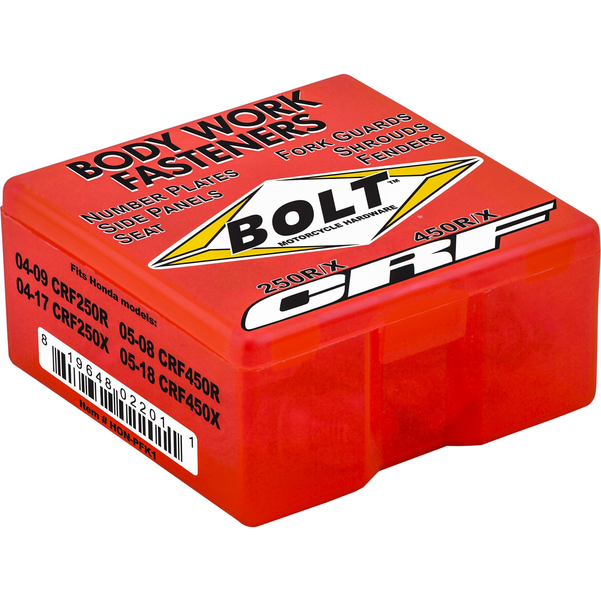 Full Plastic Fastener Kit Hon