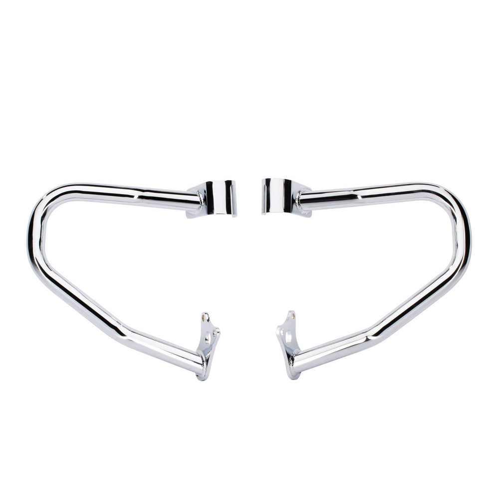Indian Motorcycle Front Highway Bars for Specific Scout, Scout Rogue, Scout Rogue Sixty, Scout Bobber Models and More, Chrome, Steel, Pair, Engine and Fuel Tank Protection - 2881756-156