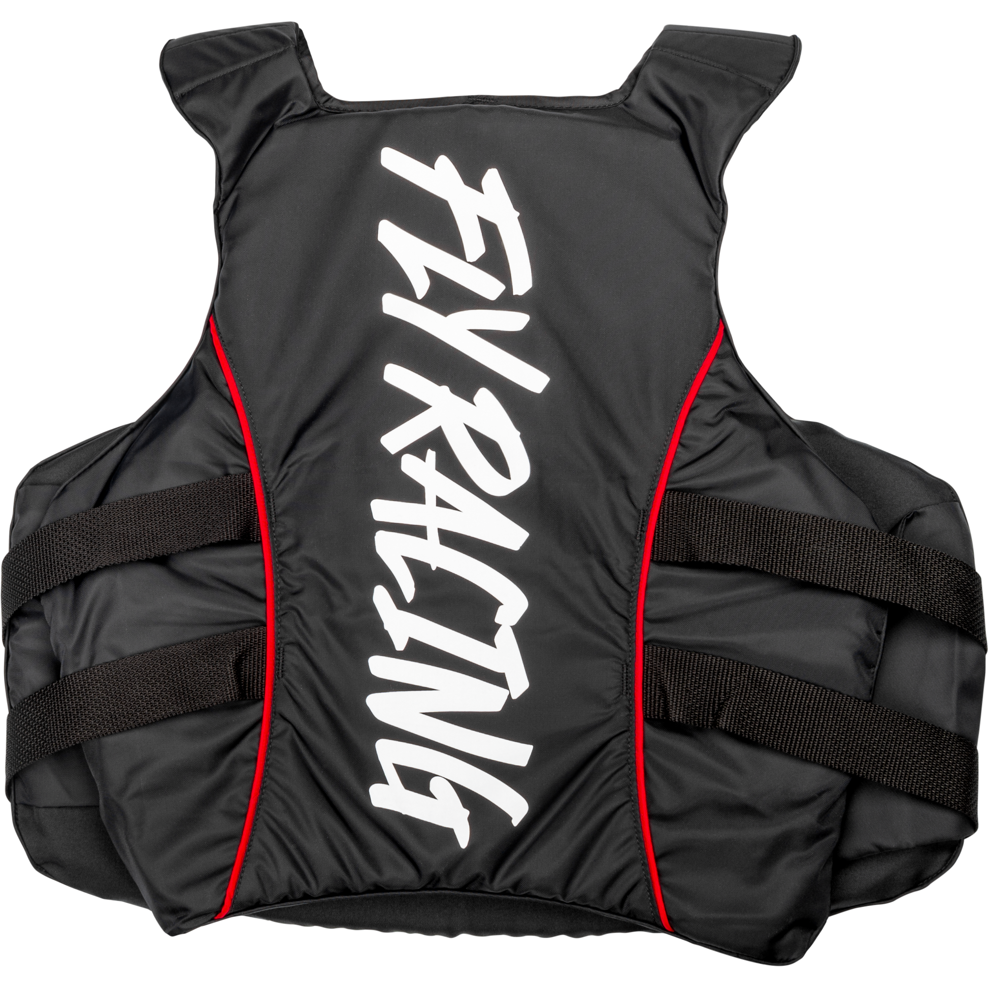 Pullover Flotation Vest Black/White/Red Xl