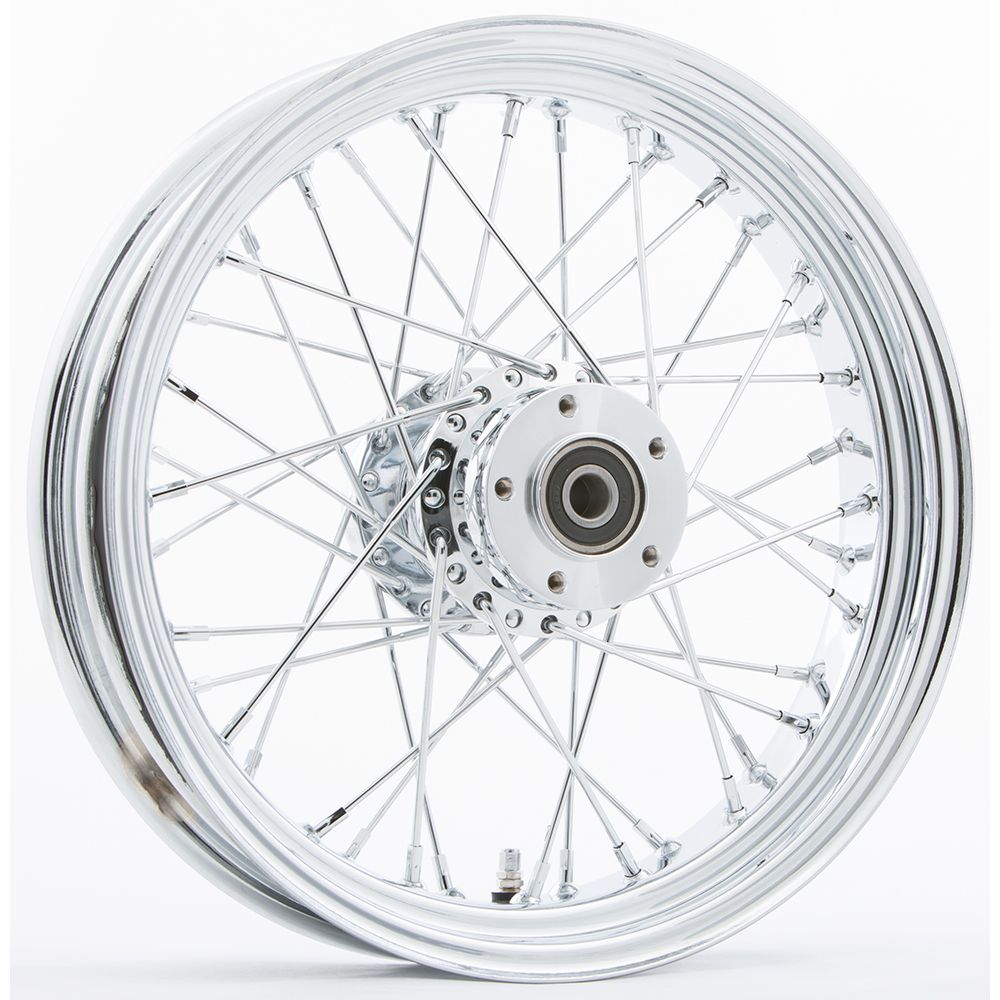 Rr 40 Spk Chrome 18x3.5 Bt/Xl Hub 3/4" Axl 00 Ltr