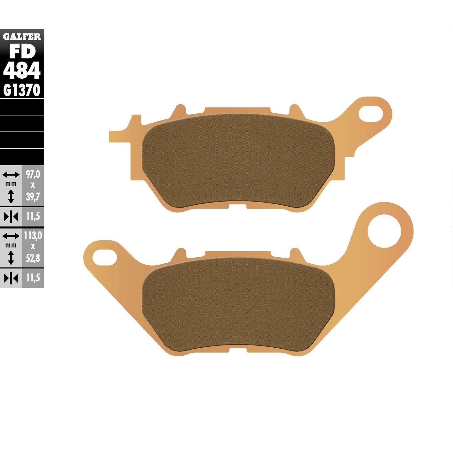 Brake Pads Sintered Fd484g1370