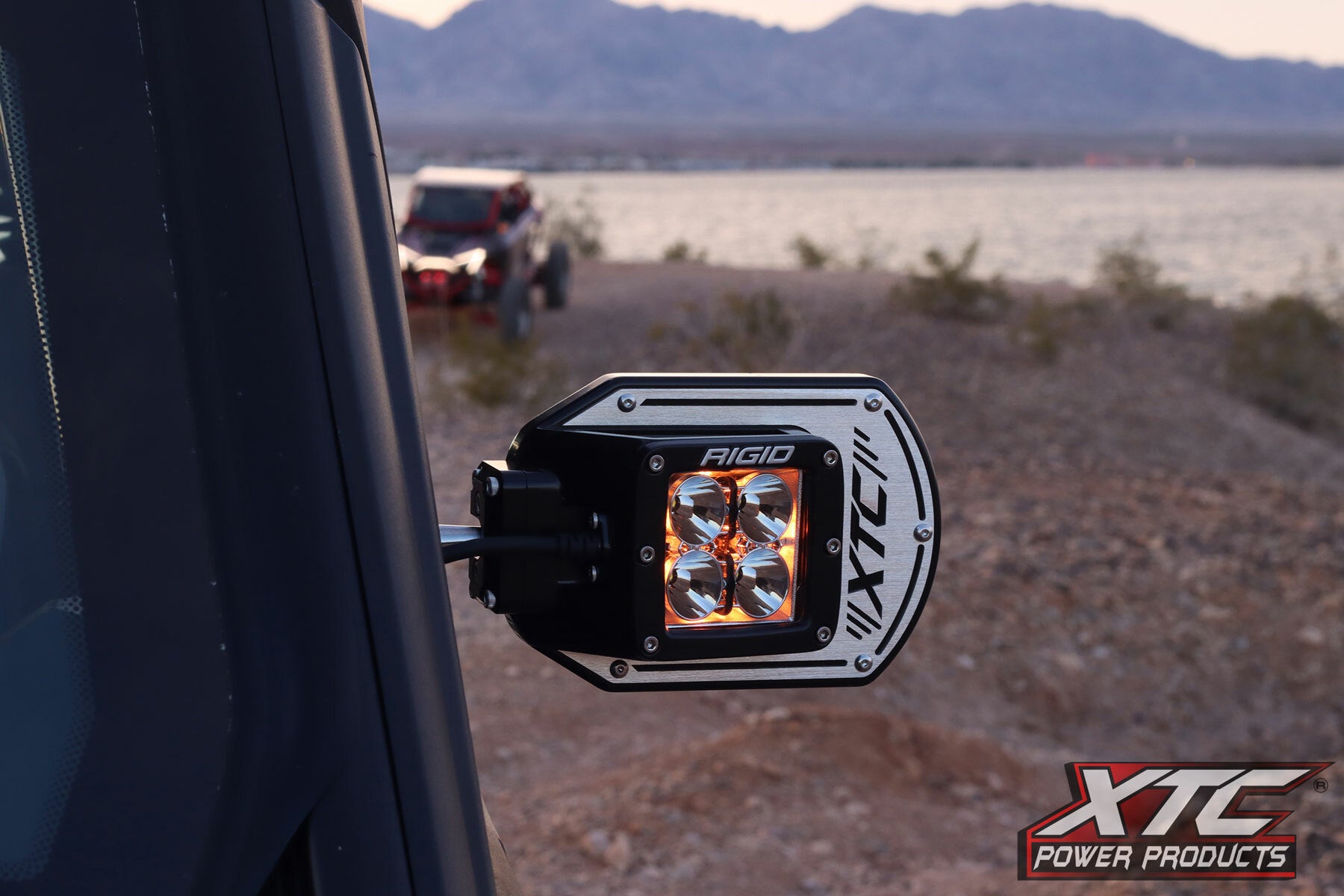 Side View Mirror Kit Six12 Lit Pol