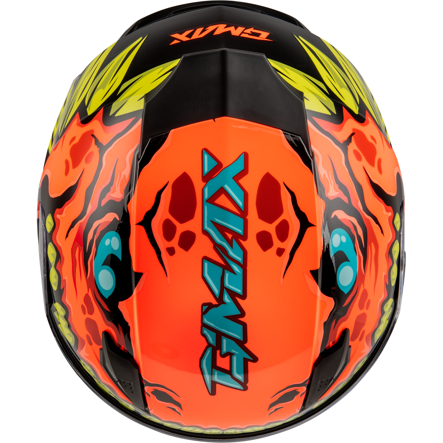 Youth Gm 49y Drax Helmet Orange Yl