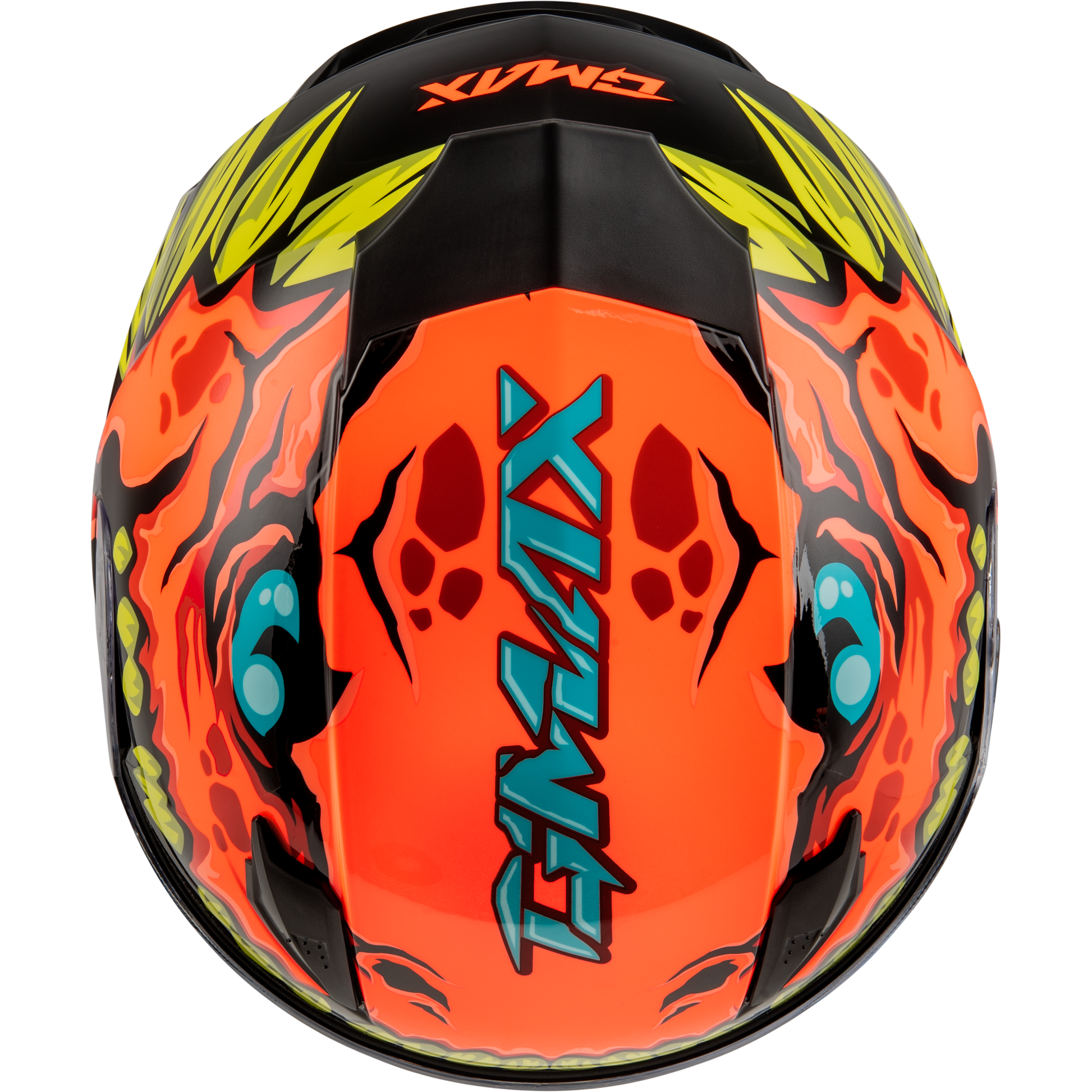 Youth Gm 49y Drax Helmet Orange Yl