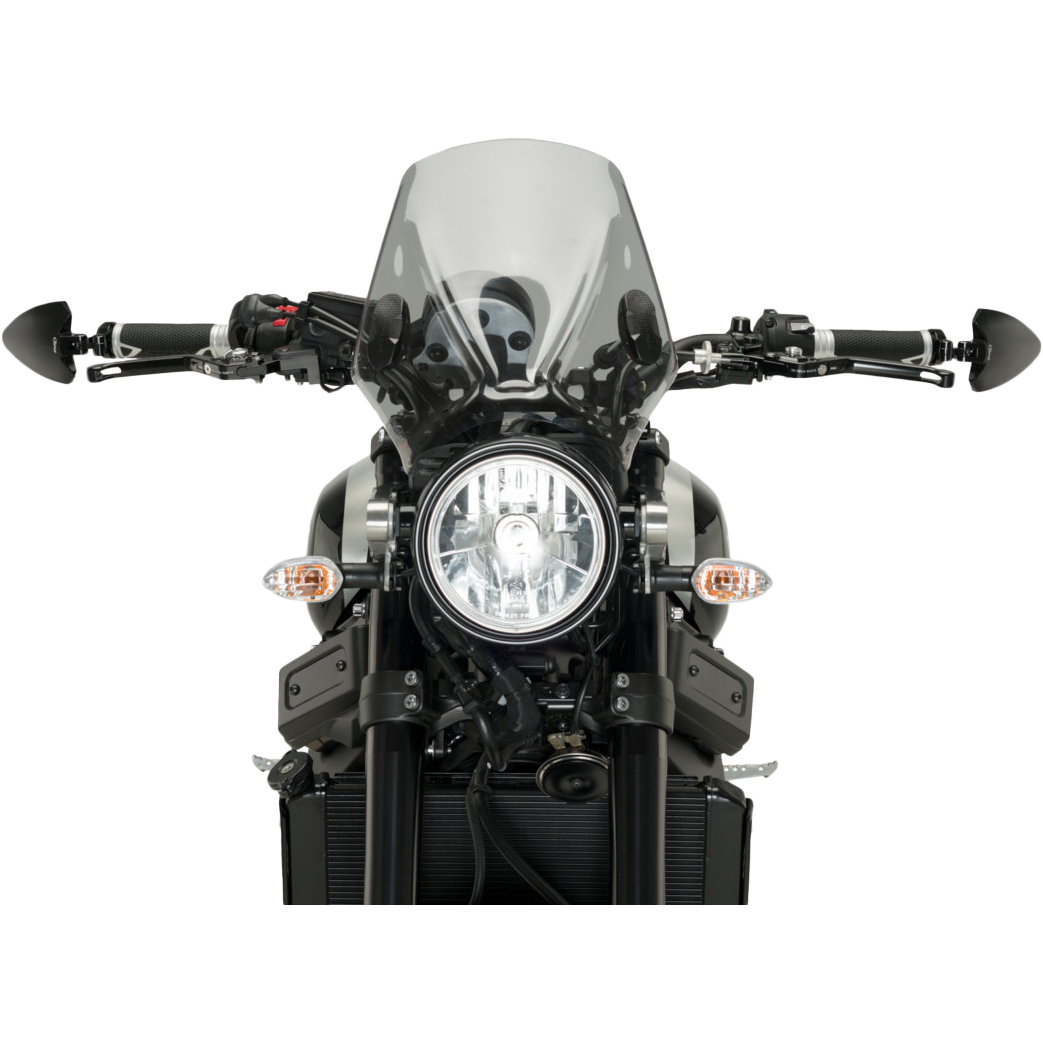 Handlebar End Folding Mirror Left Black