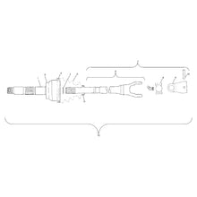 Polaris ATV Drive Shaft with Sleeve Kit, Genuine OEM Part 2200960, Qty 1