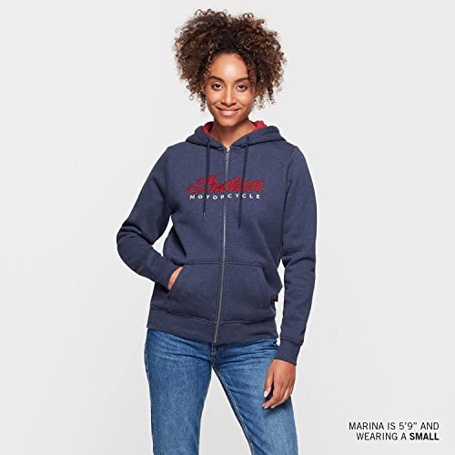 
                      
                        Indian Motorcycle Women's USA Flag Hoodie, Navy
                      
                    