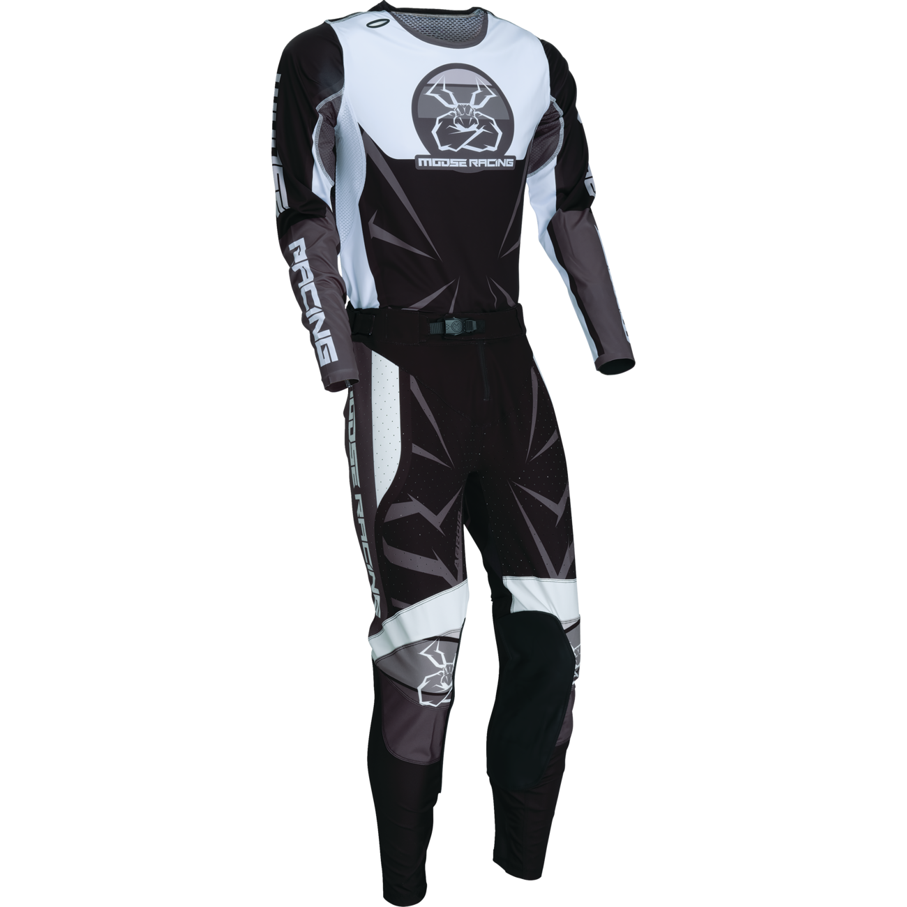 MOOSE OFFROAD Agroid Jersey - Black/White - XL 2910-7908