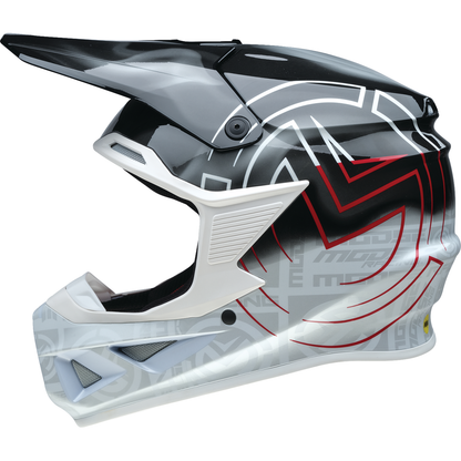 MOOSE OFFROAD F.I. 2.0 Helmet - Deceit - MIPS? - Black/White/Red - XL 0110-7993