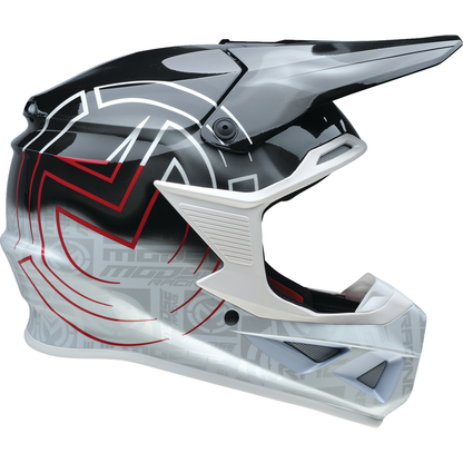 MOOSE OFFROAD F.I. 2.0 Helmet - Deceit - MIPS? - Black/White/Red - Large 0110-7992