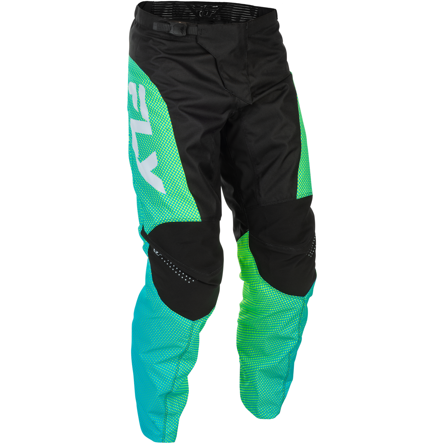 F 16 Pants Aqua/Black/White Sz 38