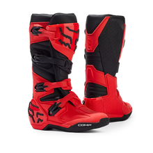 FOX RACING YTH COMP BOOT - FLO RED