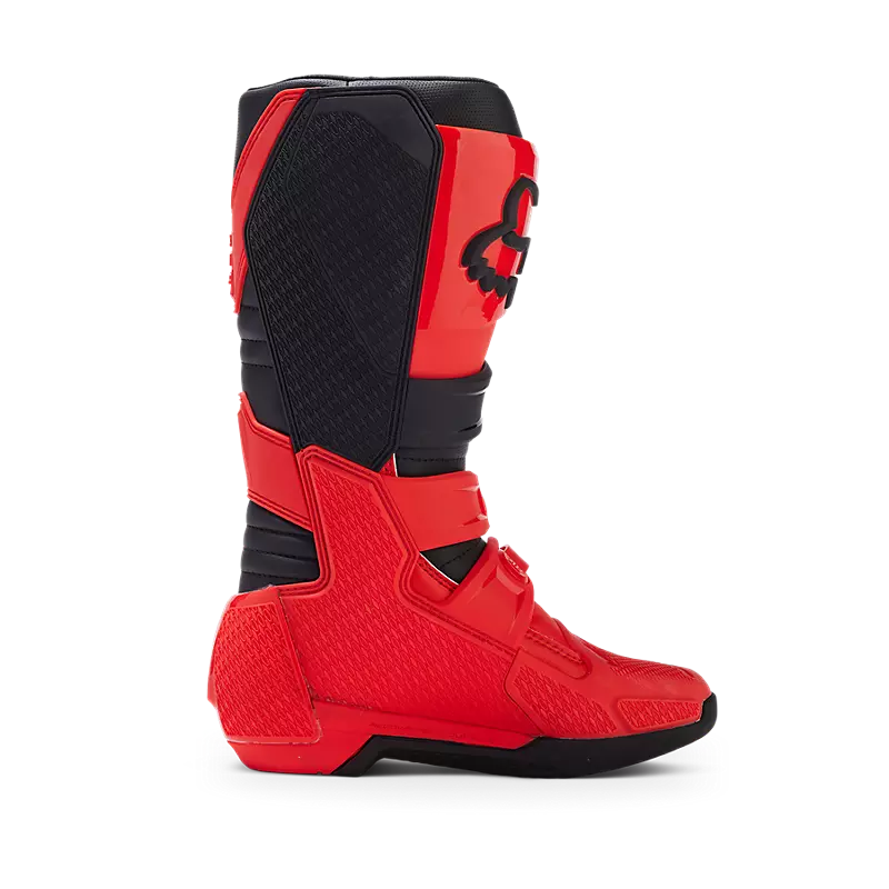FOX RACING YTH COMP BOOT - FLO RED