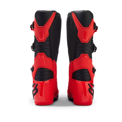 FOX RACING YTH COMP BOOT - FLO RED