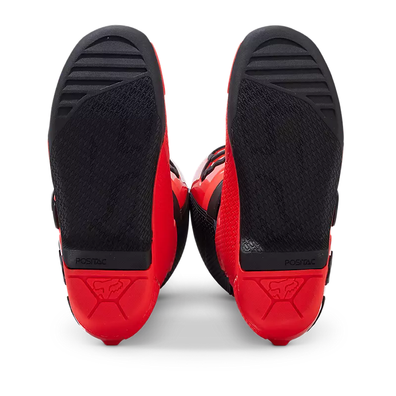 FOX RACING YTH COMP BOOT - FLO RED