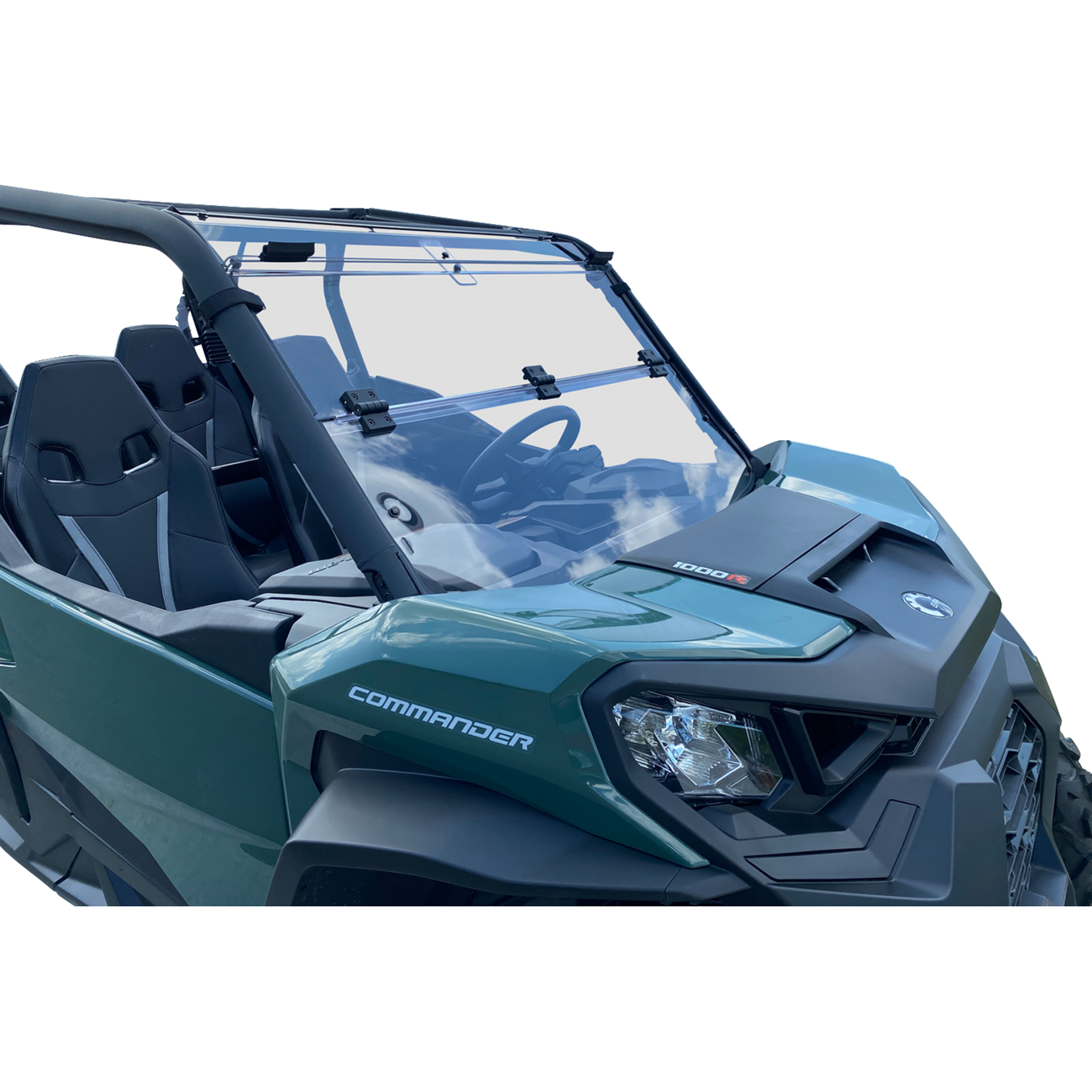 MOOSE OFFROAD Full Folding Windshield - Deluxe - Can-Am V000292-12200M