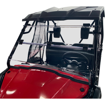 MOOSE OFFROAD Full Folding Windshield - Deluxe - Pioneer V000264-12200M