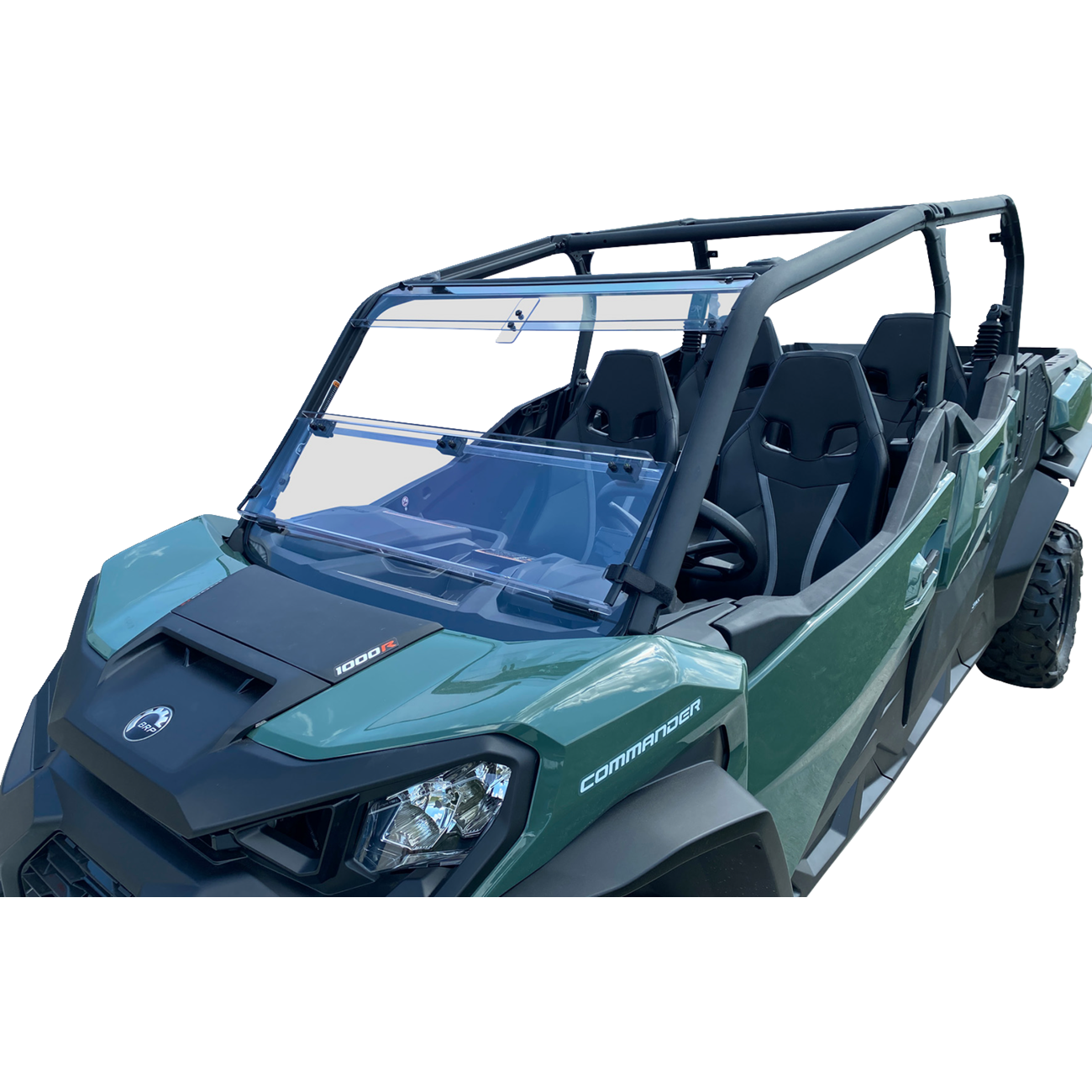 MOOSE OFFROAD Full Folding Windshield - Deluxe - Can-Am V000292-12200M