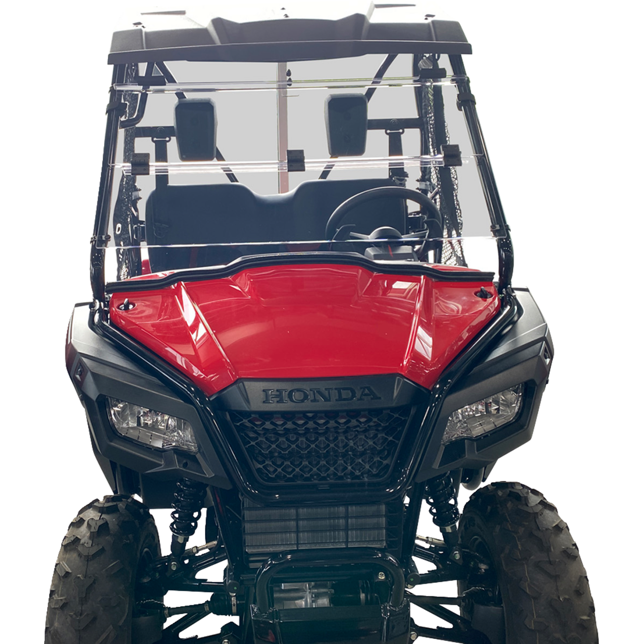 MOOSE OFFROAD Full Folding Windshield - Deluxe - Pioneer V000264-12200M