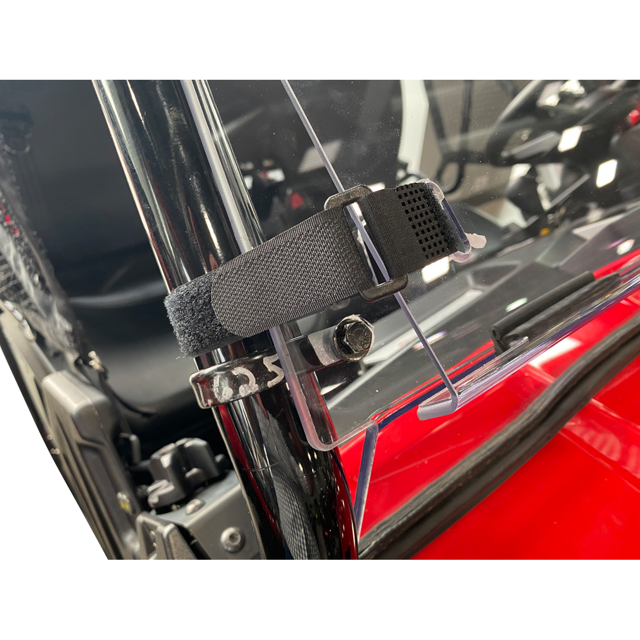 MOOSE OFFROAD Full Folding Windshield - Deluxe - Pioneer V000264-12200M