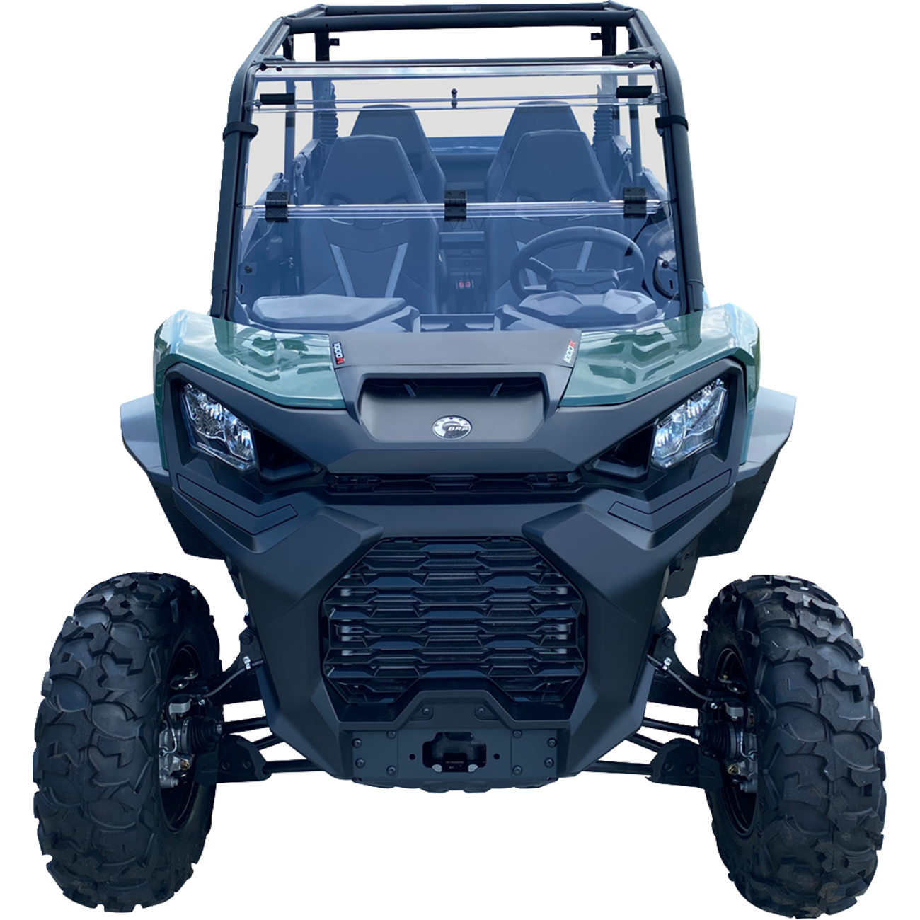 MOOSE OFFROAD Full Folding Windshield - Deluxe - Can-Am V000292-12200M