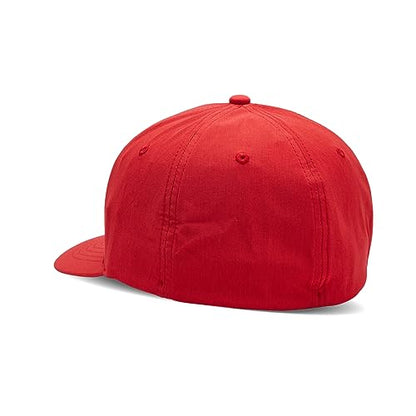 Fox Racing Men's Standard Fox Head Select Flexfit HAT, Flame RED, Large