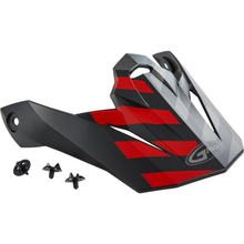 Visor W/Screws Fame Mx 86 Matte Black/Red/Silver