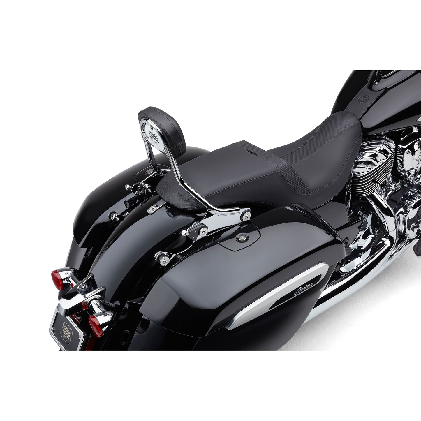 Detach Backrest Tall Chrome Chieftain 14 22