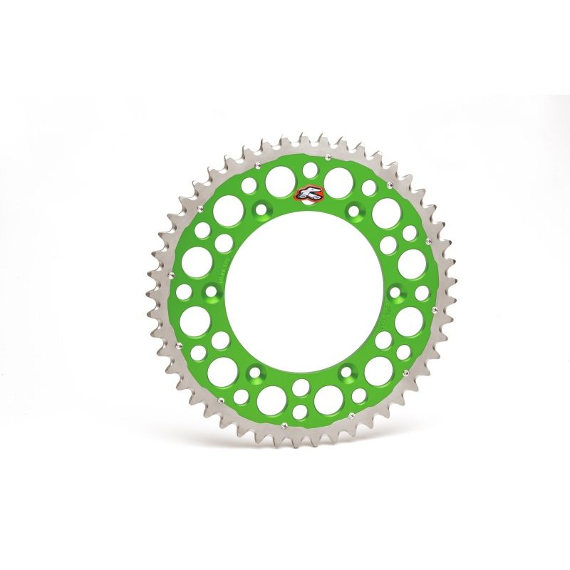 Renthal 20-22 Kawasaki KLX300R Rear Twinring - Green 520-50P Teeth