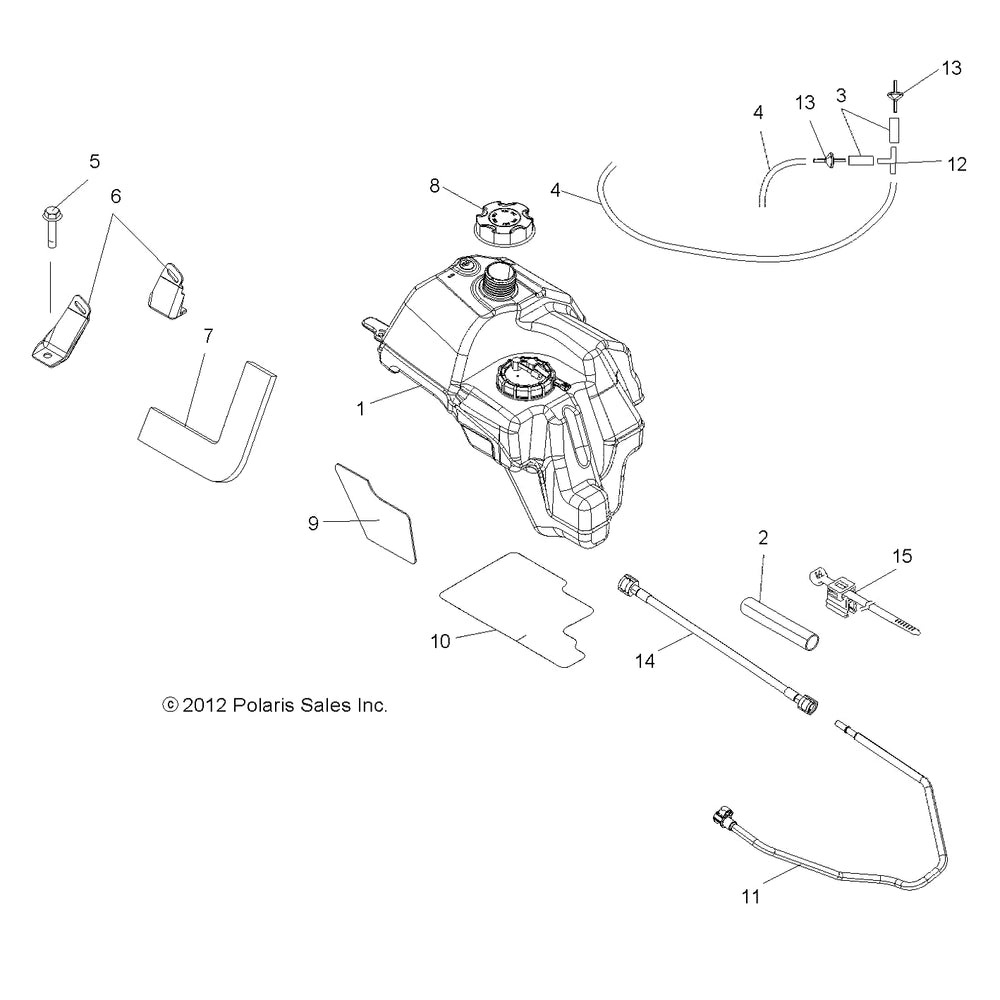 
                      
                        Polaris ATV Foam Seal, 12 in, Genuine OEM Part 5812265, Qty 1
                      
                    