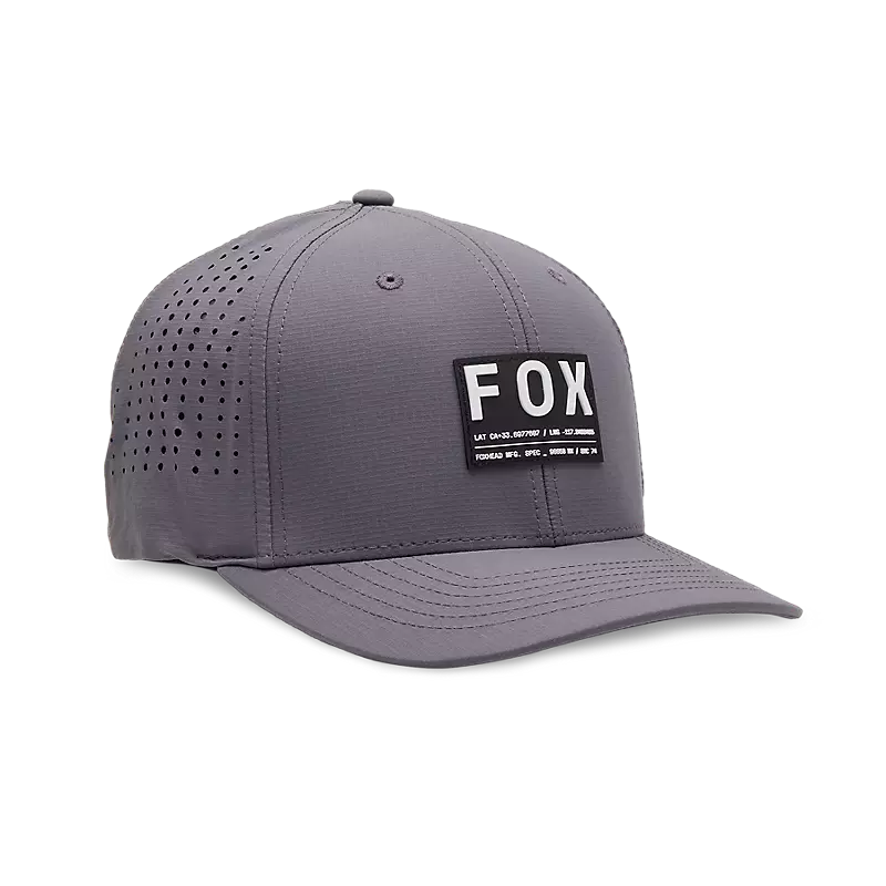 Fox Racing Non Stop Tech Flexfit Hat Steel Grey 31624-172