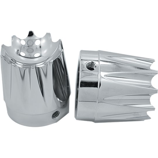 Axle Nut Cover Excalibur Chrome 1"