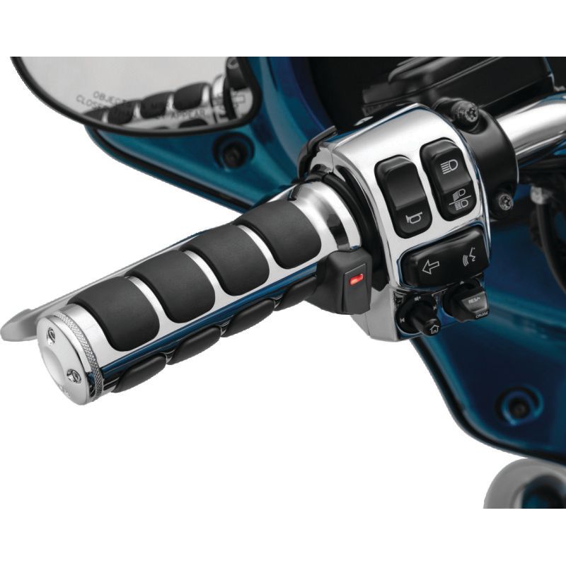 Kuryakyn Heated ISO Grips Throttle-By-Wire Chrome