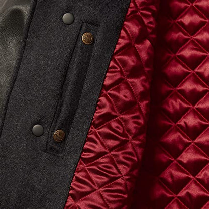 Indian Motorcycle Men's Varsity 2 Gray Jacket