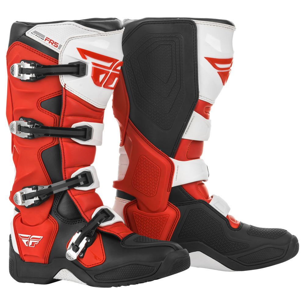 Fr5 Boots Red/Black/White Sz 08