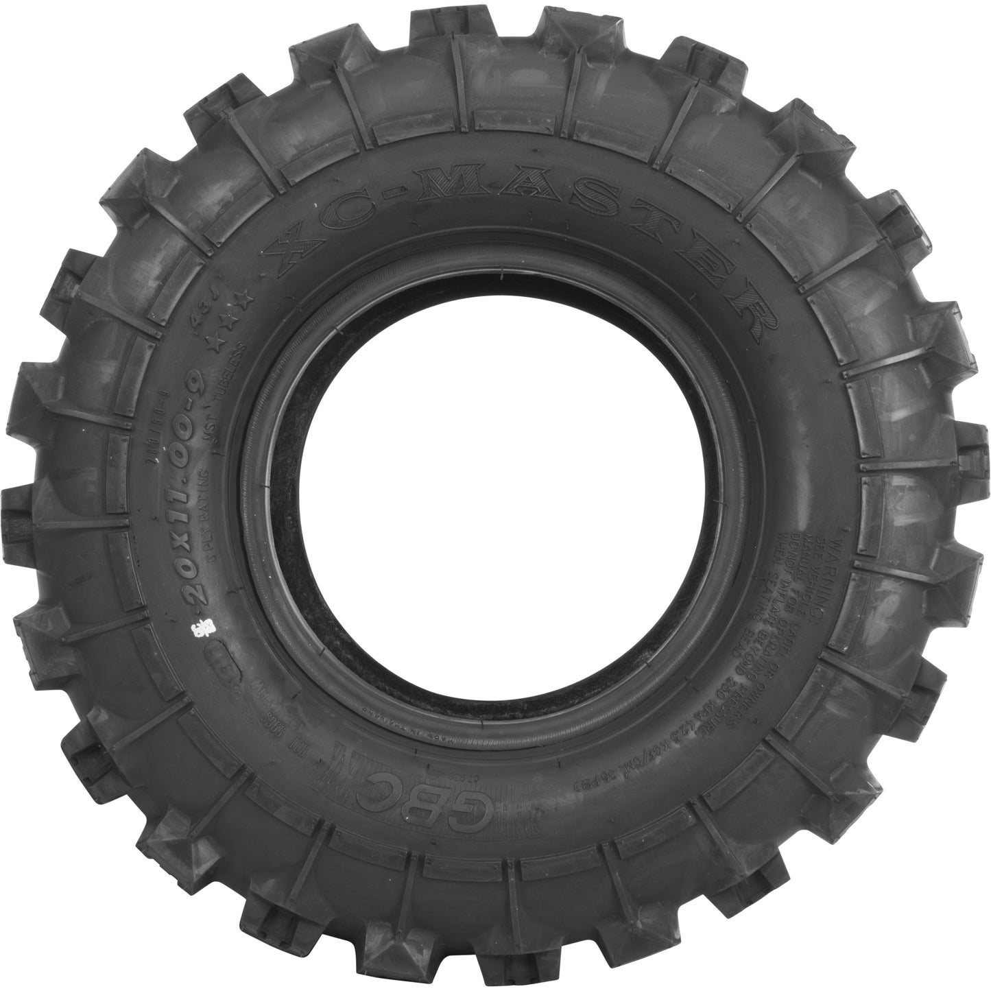 Tire Xc Master Rear 20x11 10 Bias Lr330lbs
