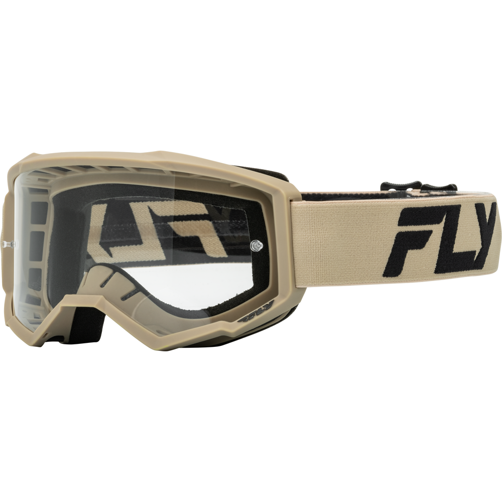 Focus Goggle Khaki/Black W/ Clear Lens