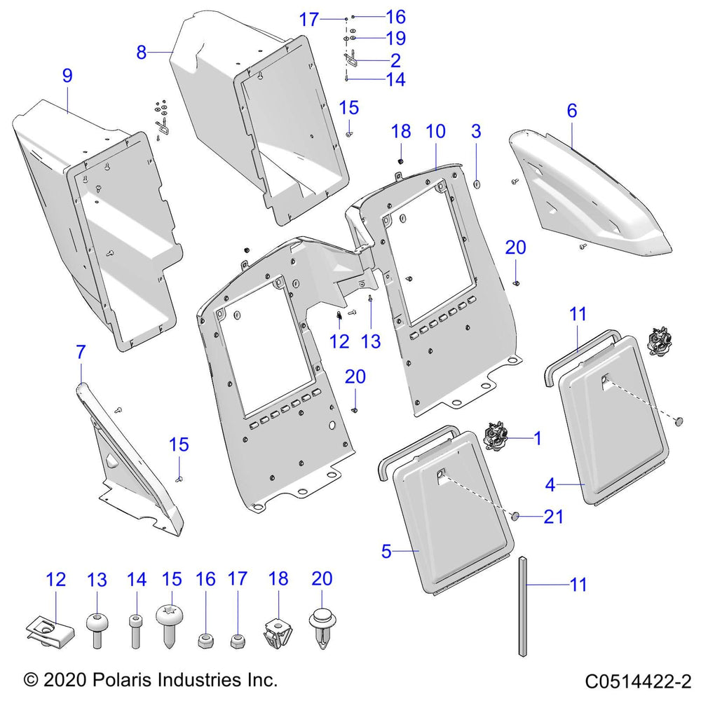 
                      
                        Polaris Slingshot Storage Door Seal, Genuine OEM Part 5521974, Qty 1
                      
                    