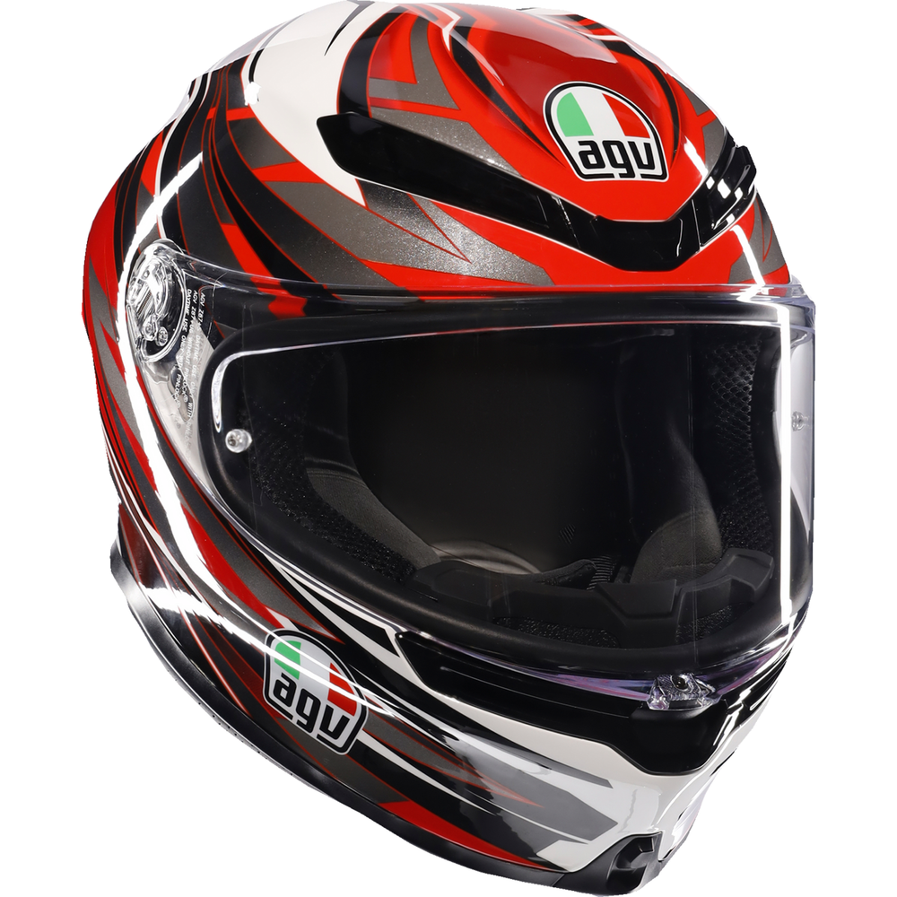 
                      
                        AGV K6 S Helmet - Reeval - White/Red/Gray - XL 2118395002-023-XL
                      
                    