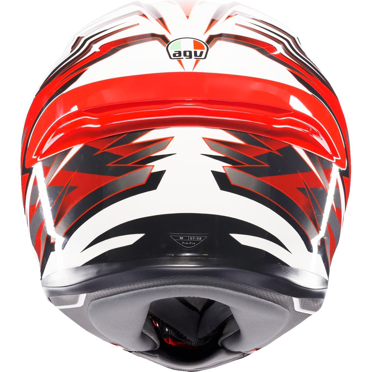 AGV K6 S Helmet - Reeval - White/Red/Gray - XL 2118395002-023-XL