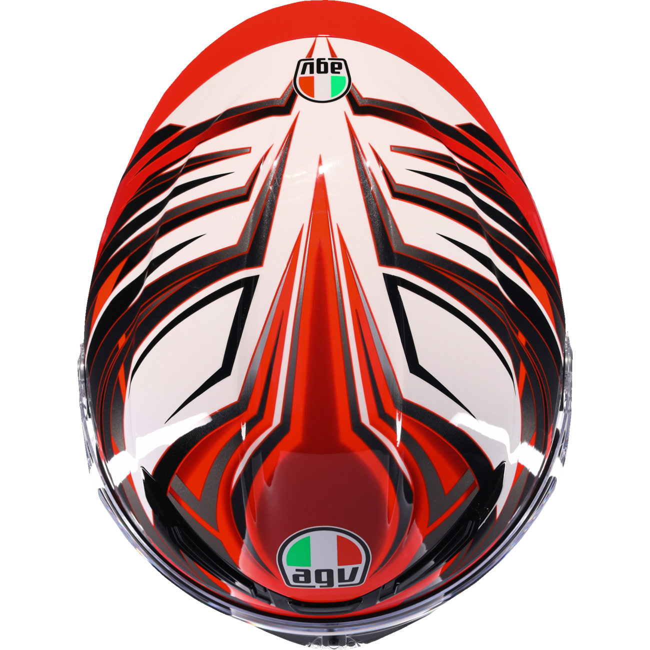 AGV K6 S Helmet - Reeval - White/Red/Gray - 2XL 2118395002-023-XXL