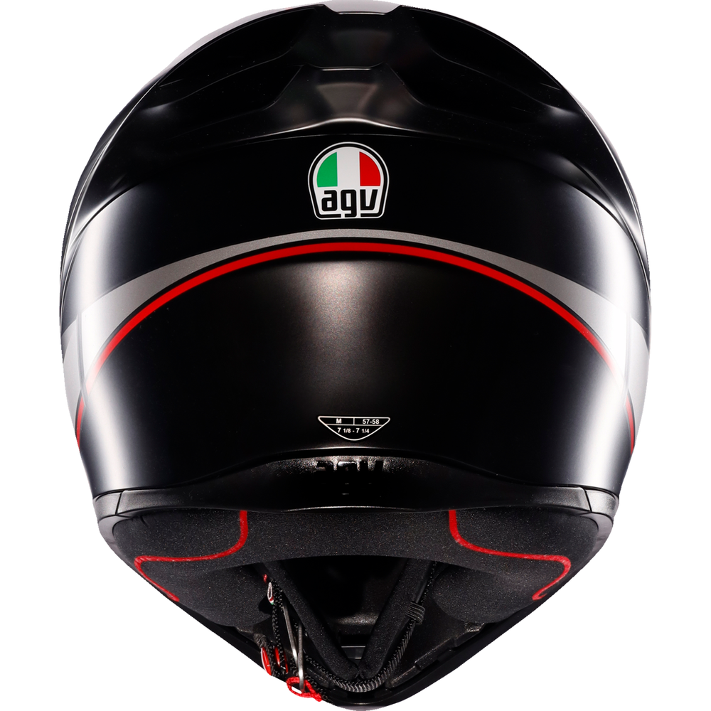 
                      
                        AGV K1 S Helmet - Lap - Matte Black/Gray/Red - Large 2118394003-034-L
                      
                    