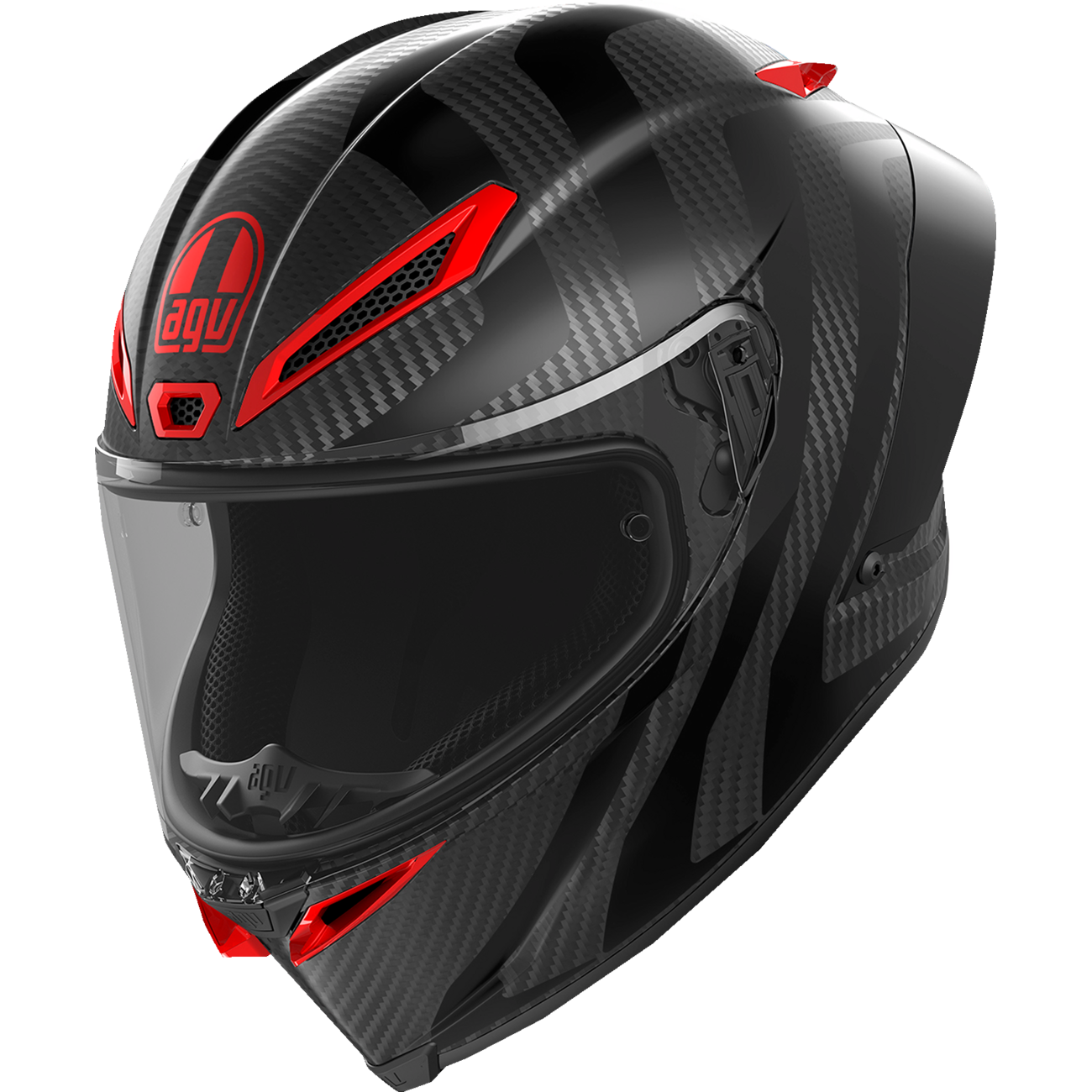 AGV Pista GP RR Helmet - Intrepido - Matte Carbon/Black/Red - 2XL 2118356002-019-XXL