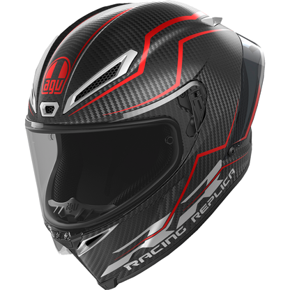 AGV Pista GP RR Helmet - Intrepido - Matte Carbon/Black/Red - Large 2118356002-019-L