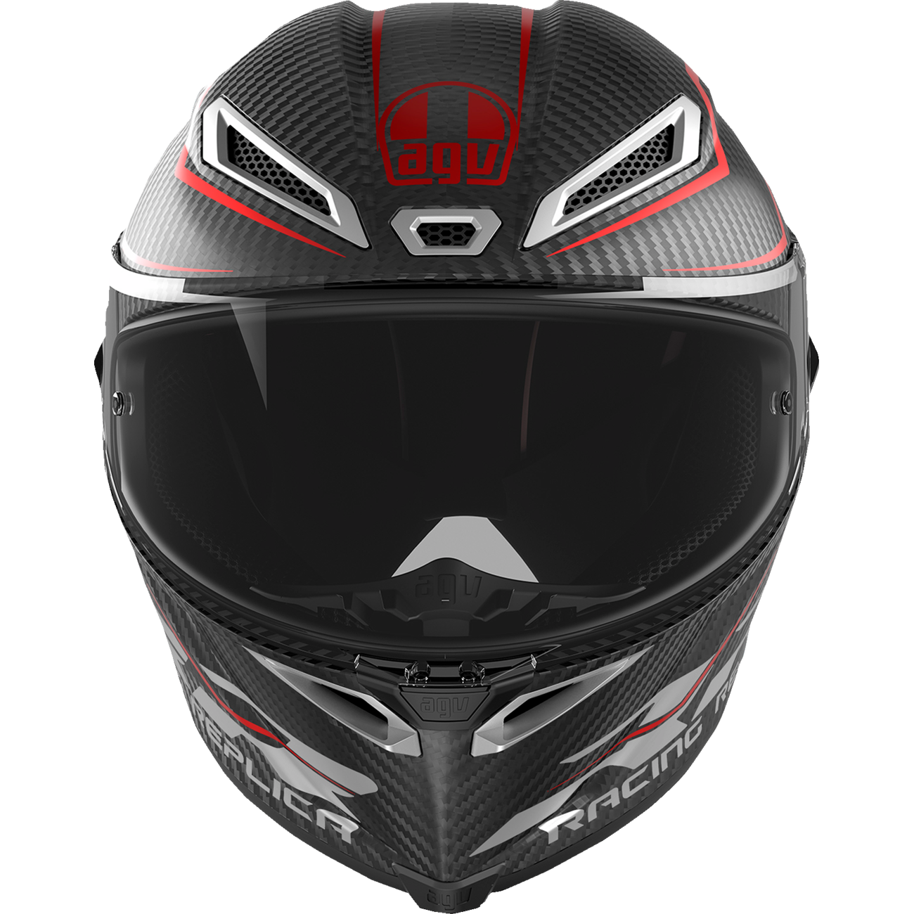 AGV Pista GP RR Helmet - Intrepido - Matte Carbon/Black/Red - Large 2118356002-019-L